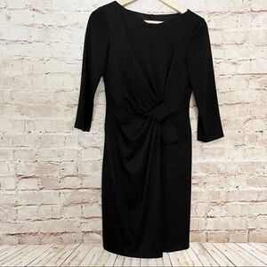 David Meister gathered sheath dress